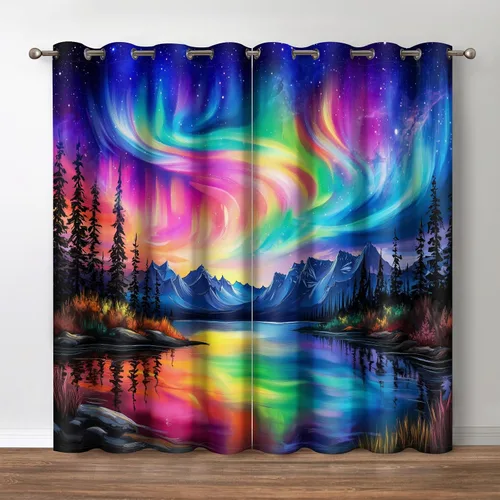 Vista 15 de Jekeno Cortinas blancas y negras para ventana, diseño moderno de ladrillo abstracto en 3D, cubos futuristas, geométricos, cuadros, bolsillo
