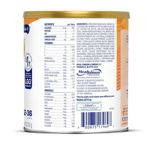 Vista 11 de Nutramigen Probiotic LGG - Nutrición hipoalergénica para niños pequeños