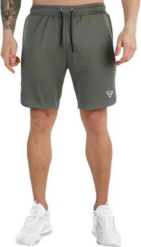 Vista 3 de Wangdo Pantalones cortos de entrenamiento para hombre de 7 pulgadas, pantalones cortos deportivos para bicicleta, pantalones cortos de gimnasio
