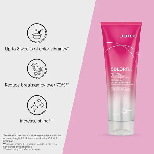 Vista 3 de Joico Colorido champú y acondicionador antidecoloración Para cabello teñido Conserva el color y la vitalidad del cabello a largo plazo Aumenta