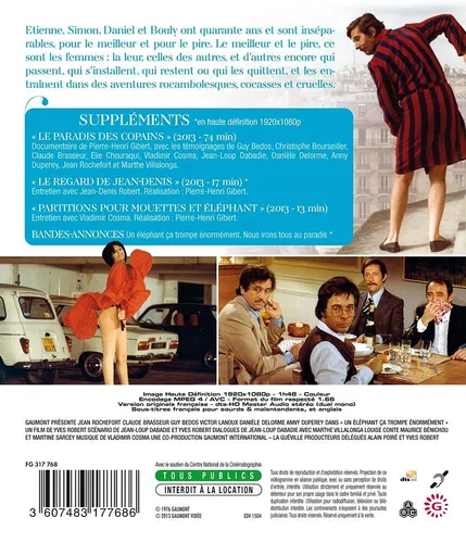 Vista 2 de Pardon Mon Affaire ( Un éléphant ça trompe énormément ) ( An Elephant Can Be Extremely Deceptive ) Blu-Ray, Reg.ABC Import - France