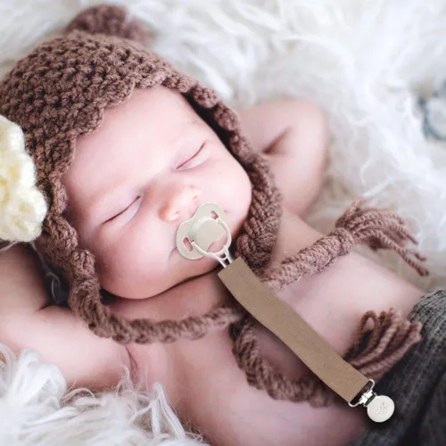 Vista 7 de Clip para chupete para niños y niñas, paquete de 4 soportes para chupete y correa de tela con clip, unisex, para baby shower, cumpleaños, Navidad