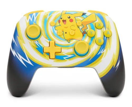Vista 9 de PowerA Enhanced Wireless Controller for Nintendo Switch - Pikachu Garden, Nintendo Switch - OLED Model, Nintendo Switch Lite, Gamepad, game