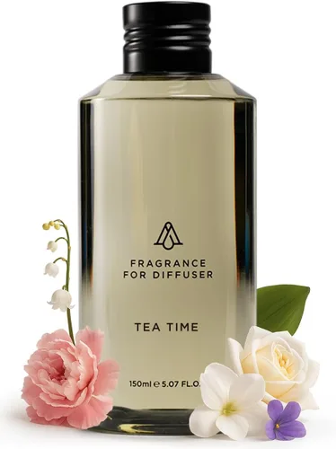 Vista 9 de AromaPlan Hotel Scents White Tea & Thyme, 5 onzas líquidas (5.0 fl oz), aceite difusor de aroma y fragancia de hotel de lujo para el hogar, aceite