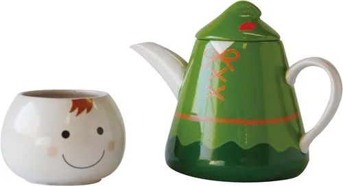 Vista 2 de Sunart SAN2092 - Linda vajilla Peter Pan Tetera y taza (juego de té para 1)