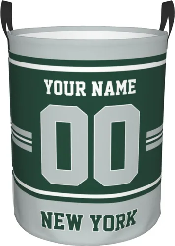 Vista 12 de Cesta de lavandería personalizada de Arizona, cesta de lavandería personalizada con nombre y número, cesta de almacenamiento plegable