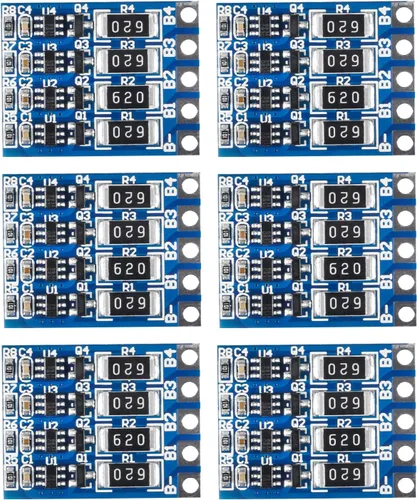 Vista 10 de Alinan 6 unids 3S 21 V 4.2 V Li-ion Balancer Junta 18650 Li-ion Balncing Carga Completa Batería Balance Función de Protección Junta