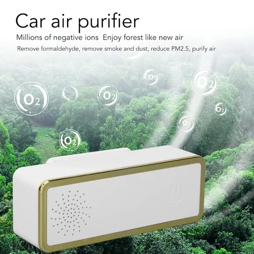 Vista 3 de Limpiador de aire pequeño de escritorio eliminación de humo de olor reducción de ruido purificador de aire portátil para salón de belleza dormitorio