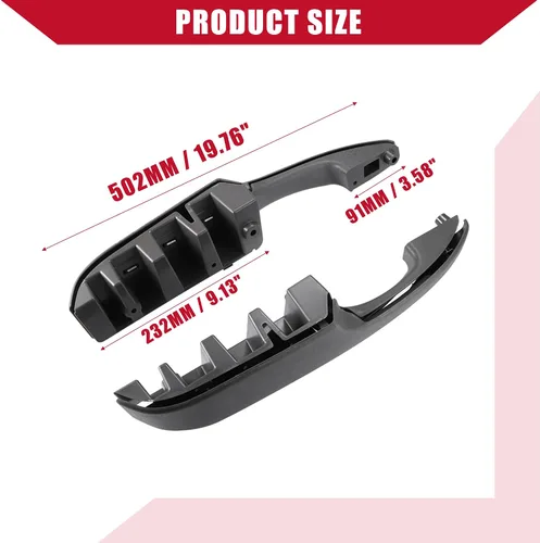 Vista 5 de Manijas de puerta izquierda derecha/interior para Chevy Express 1500 2003-2014 / Durable/plástico / 1 par/gris