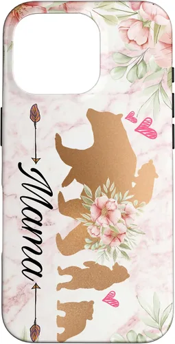 Vista 20 de Mama Bear & Cubs Design Phone Grip - Funda para iPhone 17 de 3 niños