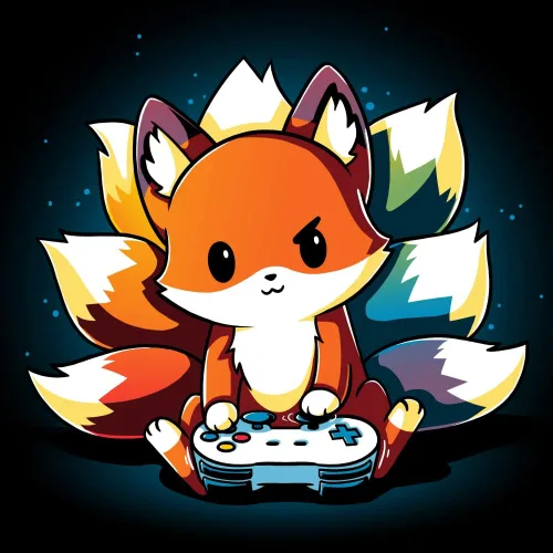 Vista 2 de TeeTurtle Camiseta estándar Rainbow Gamer
