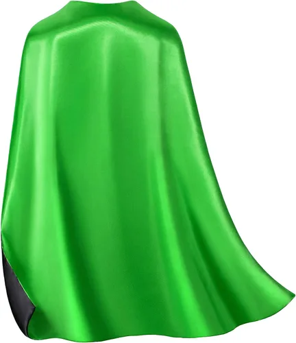 Vista 8 de Capas y máscaras de superhéroe de doble cara para niños, perfectas para Navidad, Halloween, cosplay y fiestas