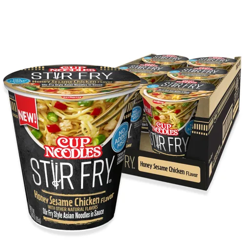 Vista 32 de Nissin Taza de fideos ramen con proteína, sabor a pollo picante con caldo de huesos, 16g de proteína, taza de 2.54 onzas (paquete de 6)