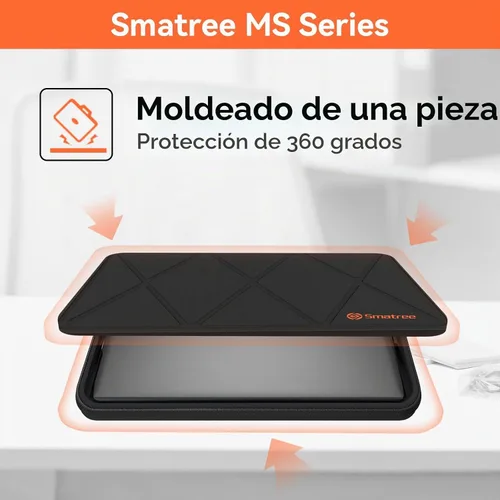 Vista 4 de Smatree MS63T - Funda rígida con soporte para Apple MacBook Air 2017 de 13,3 pulgadas