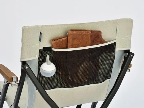 Vista 4 de Snow Peak Silla de playa, silla de camping plegable para camping, patio de playa