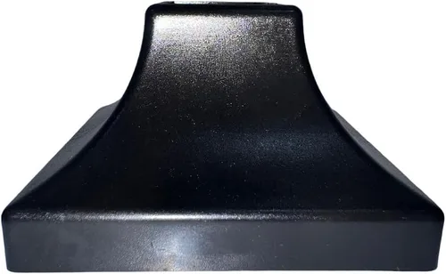 Vista 3 de JM Steel - Falda de plástico entrelazada para postes de 1 x 1 pulgada para poste y 3.5 x 3.5 pulgadas para base. (4 unidades, 2 pares)
