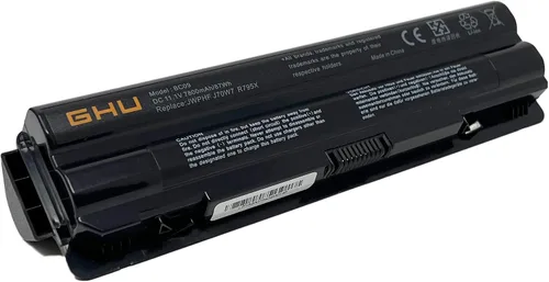 Vista 2 de GHU Nueva batería de 87 Wh 9 celdas JWPHF R795x compatible con portátiles Dell XPS 14 L401x 15 L502X L501X 17 L702X L701X 61YD0 P/N P11f 312-1123