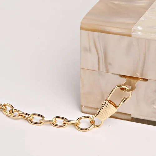 Vista 8 de Bolso de mano de acrílico para mujer, bolso de mano de mármol con purpurina para boda, cóctel, fiesta, baile de graduación, Beige, 7.8"x4.1"x1.8