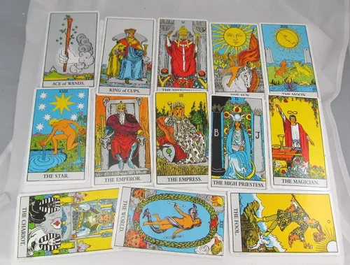 Vista 5 de Rider-Waite Cartas de Tarot Originales