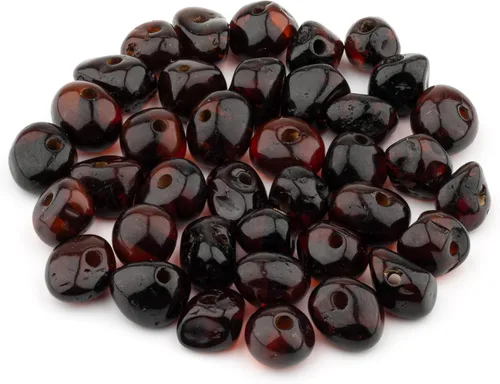 Vista 22 de Cuentas de ámbar estilo barroco, pulido y crudo, piedra báltica 100% natural, 0.197-0.236 in, suelta con agujeros perforados, varios colores - Amber
