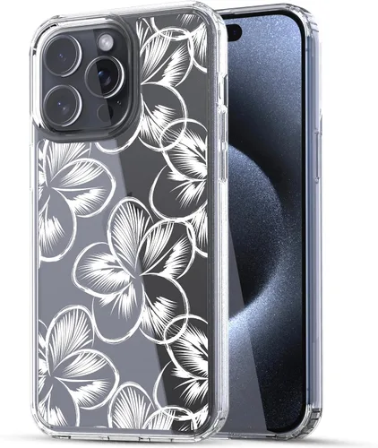 Vista 16 de RANZ Funda para iPhone 15, serie antiarañazos, a prueba de golpes, transparente de policarbonato duro + funda protectora de TPU para iPhone 15
