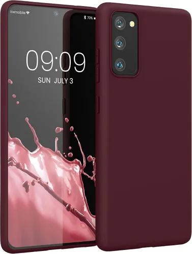 Vista 10 de kwmobile Funda compatible con Samsung Galaxy S20 FE - Funda protectora de silicona TPU suave y delgada - Rosa vintage