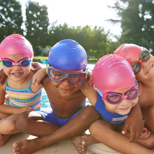Vista 2 de Zoggs Gafas de natación Phantom para niños, máscara de natación para niños con protección UV y antivaho (hasta 6 años)
