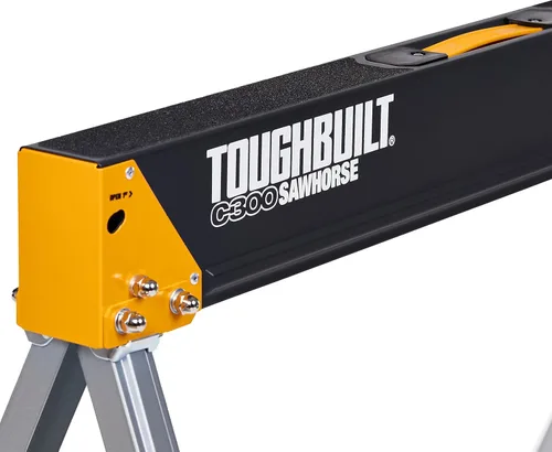 Vista 6 de ToughBuilt - Caballete plegable y mesa de trabajo, 1,100 libras, TB-C300