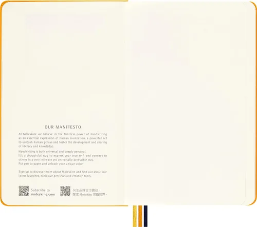 Vista 5 de Moleskine Limited Edition Notebook K-Way, Large, Plain, Orange (5 x 8.25)