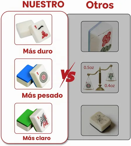 Vista 3 de 166 azulejos Mahjong American Basic de 1.2 pulgadas solo con bolsa Verde