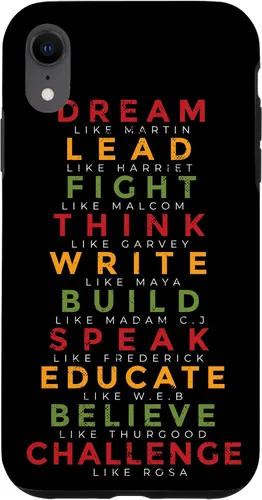 Vista 24 de iPhone 16 African American Men Women Kids Black History Month Case