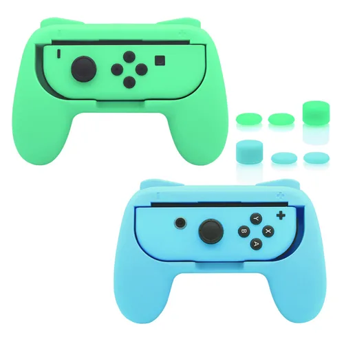 Vista 66 de FASTSNAIL Grips Compatible with Nintendo Switch for Joy Con & OLED Model for Joycon, Wear-resistant Handle Kit Compatible with Joy Cons Controllers