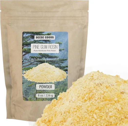 Vista 14 de Resina de pino de alta calidad para envolturas de alimentos de tela de cera de abejas y bricolaje – Guijarros y polvo (1 libra) – Agarre superior