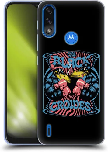 Vista 9 de Head Case Designs Officially Licensed The Black Crowes Artwork Graphics Soft Gel Case Compatible with Moto E7 Power/Moto E7i Power