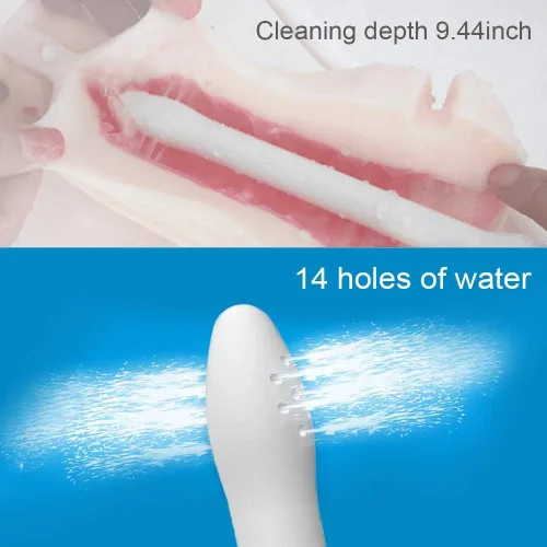 Vista 6 de FST Juguete de masturbación masculina Ducha Lavadora de bolsillo Limpiador de coño Juguetes para adultos Muñecas inflables Grifo de agua Palo limpio