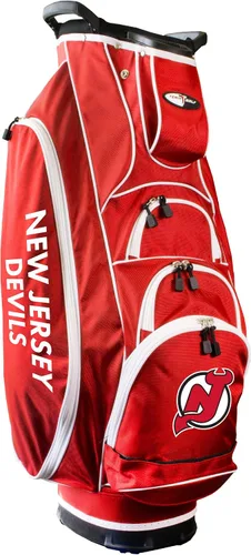 Vista 17 de Team Golf NHL - Divisor de club ligero de 10 vías, soporte de acción de resorte, bolsillo enfriador aislado, guante de velcro y soporte