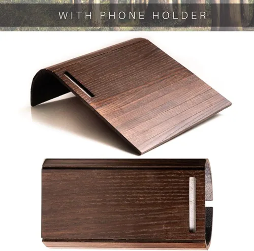 Vista 6 de Bandeja de brazo de sofá, mesa de sofá, mesita de noche, posavasos de madera, taza de café, reposabrazos plegable, protector de extremo, plegable