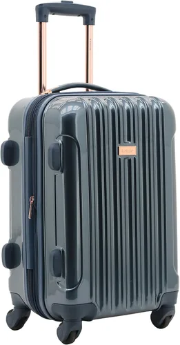 Vista 10 de Kensie Alma - Equipaje rígido con ruedas giratorias para mujer, Azul Midnight), KN-67903-410