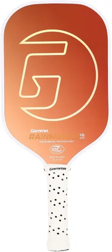 Vista 8 de GAMMA Rainmaker - Paleta de pickleball ligera, grande, cara de fibra de carbono de microcuentas para mayor giro y control, peso de giro