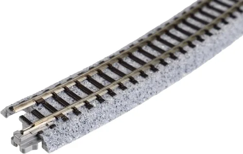 Vista 3 de Kato USA Model Train Products Unitrack, 481mm (19") Radius 15-Degree Curve Track (4 piezas)