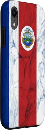 Vista 69 de Bandera de Costa Rica y fondo elegante - Funda del orgullo costarricense para iPhone 17