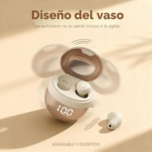 Vista 2 de Xmenha Auriculares Invisibles Mini Pequeños Inalámbricos Bluetooth, Tono de Piel Cómodos Discretos Micro Auriculares de Sueño Ocultos Pequeños