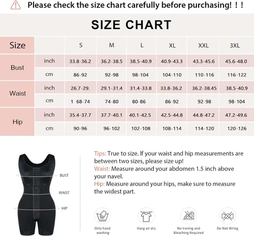 Vista 3 de SHAPSHE Fajas Colombianas Shapewear para mujer, control de abdomen, poscirugía, ropa de compresión