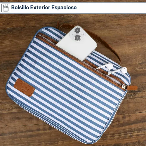 Vista 5 de Mr. Pen - Fundas para la Biblia para mujeres, fundas para bolsas de Biblia, Rayas azules