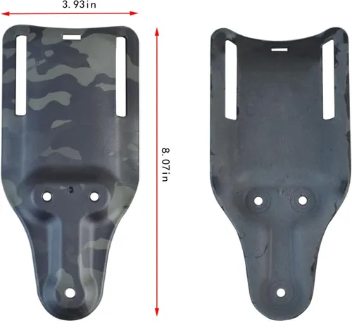 Vista 5 de Adaptador de bucle de cinturón de paseo medio con soporte receptor de servicio y correa táctica para piernas cinturón de muslo para fundas