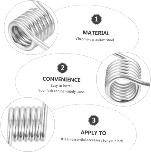 Vista 2 de 6 unids Horizontal Jack Spring Professional Thickening Springs para coche hidráulico fácil de instalar accesorios esenciales ligeros