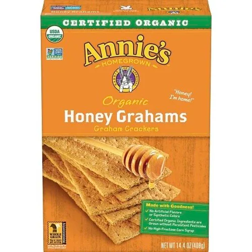 Vista 99 de Annie's Organic Chocolate Bunny Graham Snacks, 7.5 onzas