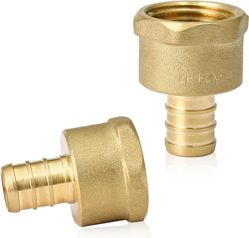 Vista 7 de 10 piezas HeSun 1/2 "PEX Crimp x 1/2" Hembra NPT Drop Ear Codo