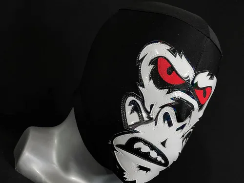 Vista 3 de MÁSCARA DE LUCHA DE LUCHA DE APE GORILLA LUCHADOR LUCHADOR LUCHA LIBRE MEXICANO BLANCO