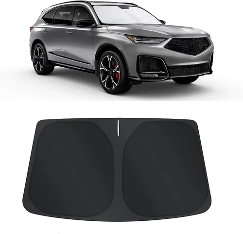Vista 88 de TINGLU Persianas de ventana para Honda CR-V 2023-2026, accesorios para ventanas laterales de automóvil, parabrisas triangular, parasol para rayos UV